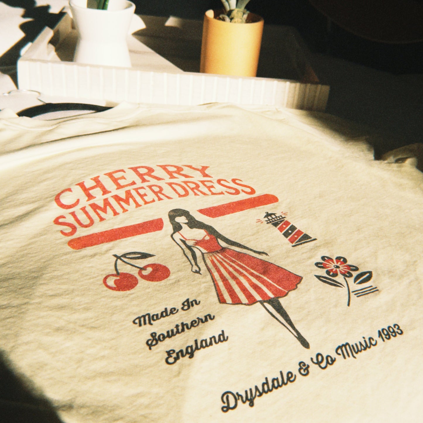 "Cherry Summer Dress" - Tee Shirt